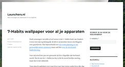 Desktop Screenshot of launchers.nl