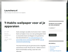 Tablet Screenshot of launchers.nl